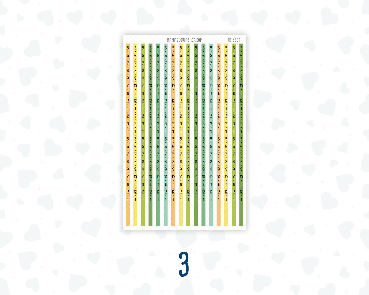 Hobonichi Cousin Time Strips | A5 Weekly Timeline Stickers | Hourly Schedule Labels | Time Blocking Planner Stickers