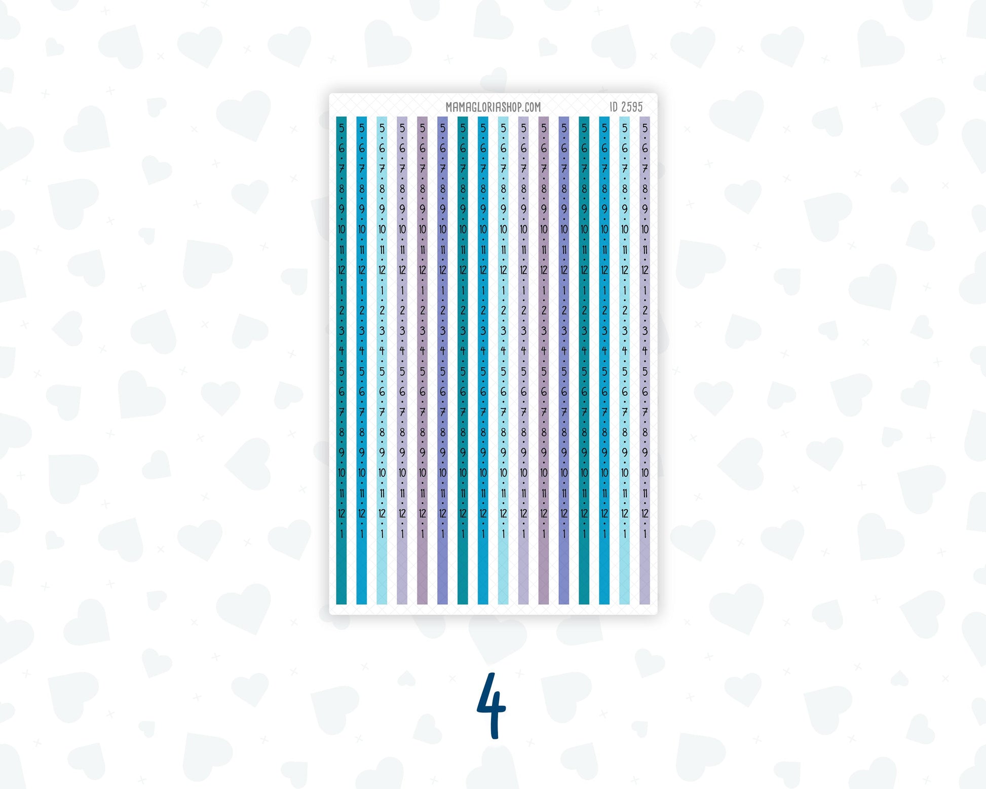 Hobonichi Cousin Time Strips | A5 Weekly Timeline Stickers | Hourly Schedule Labels | Time Blocking Planner Stickers