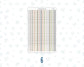 Hobonichi Cousin Time Strips | A5 Weekly Timeline Stickers | Hourly Schedule Labels | Time Blocking Planner Stickers