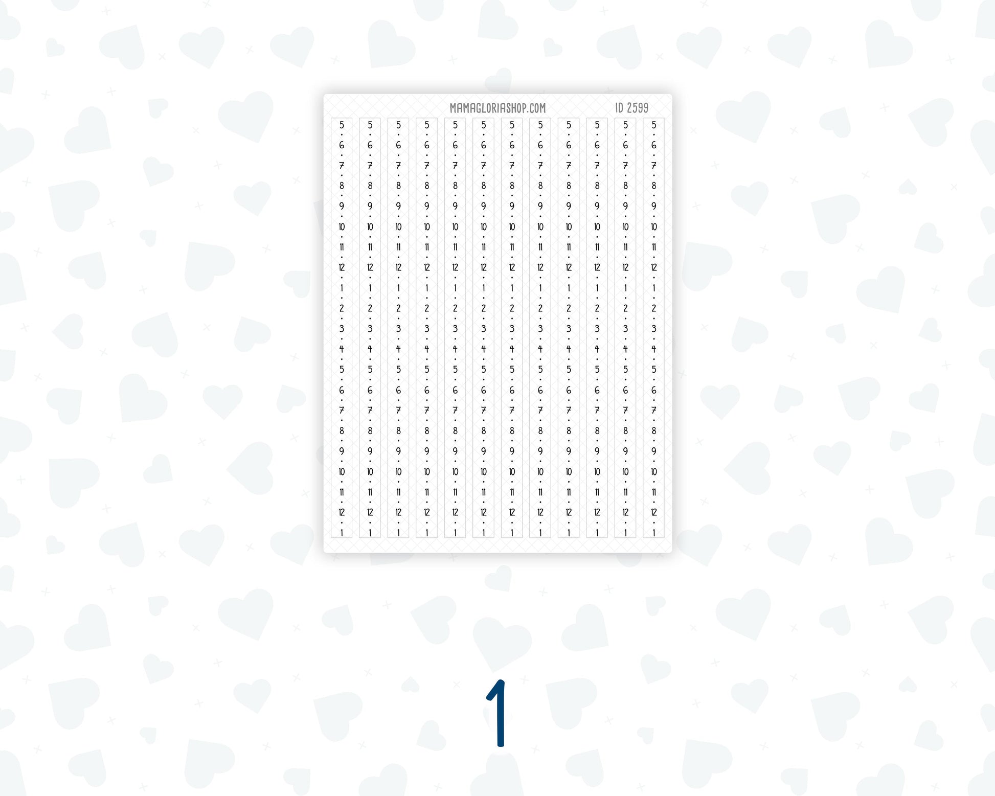 Hobonichi Cousin Daily Time Strips | A5 Daily Timeline Stickers | Hourly Schedule Labels | Time Blocking Planner Stickers