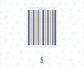 Hobonichi Cousin Daily Time Strips | A5 Daily Timeline Stickers | Hourly Schedule Labels | Time Blocking Planner Stickers