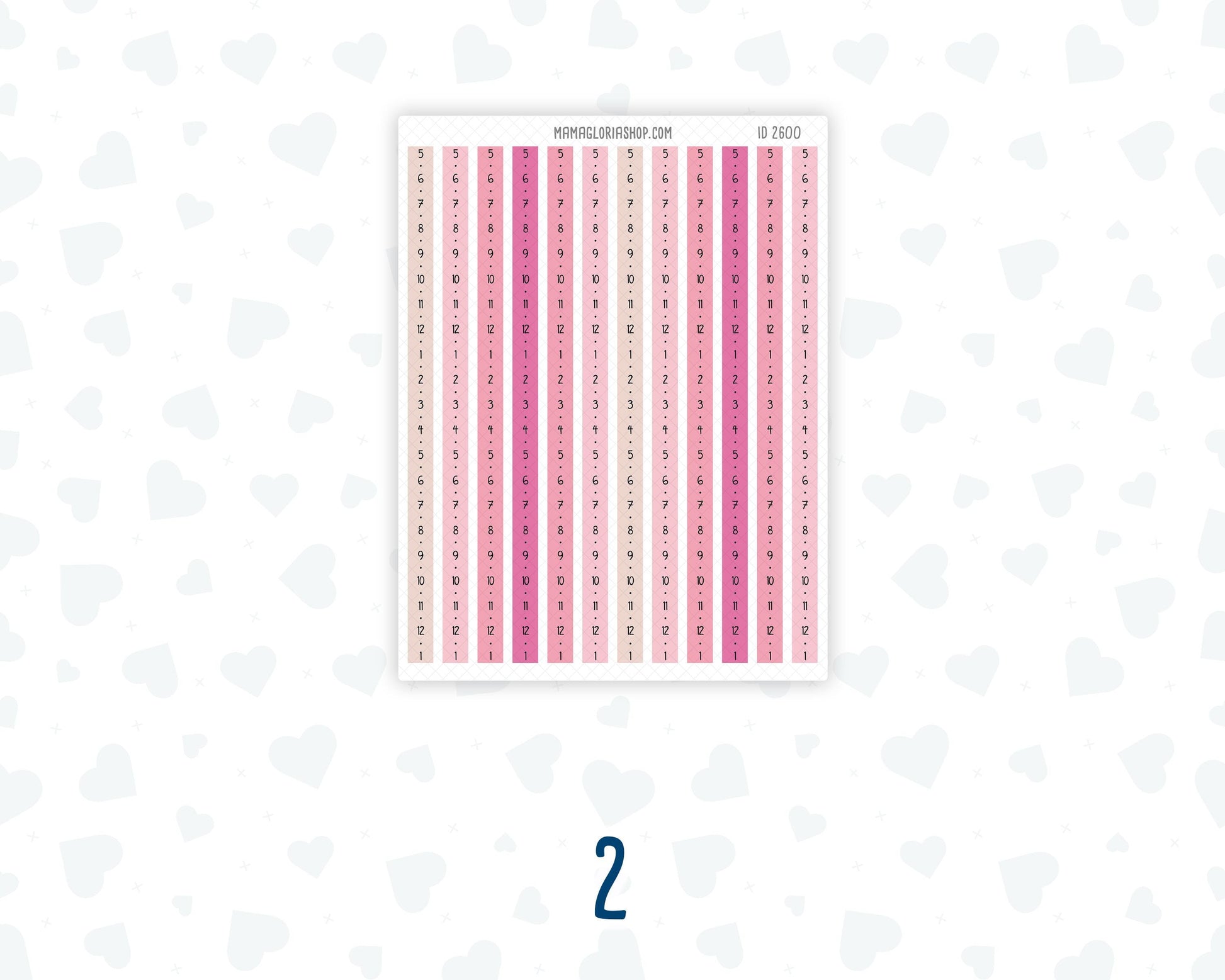 Hobonichi Cousin Daily Time Strips | A5 Daily Timeline Stickers | Hourly Schedule Labels | Time Blocking Planner Stickers
