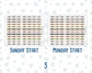 Hobonichi Weeks Monthly Day Headers | Monthly Planner Stickers |Functional Planner Stickers | Month View Labels