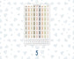 Hobonichi Weeks Weekly Date Covers | Hobonichi Weeks Date Stickers | Weekly Date Headers | Functional Planner Stickers