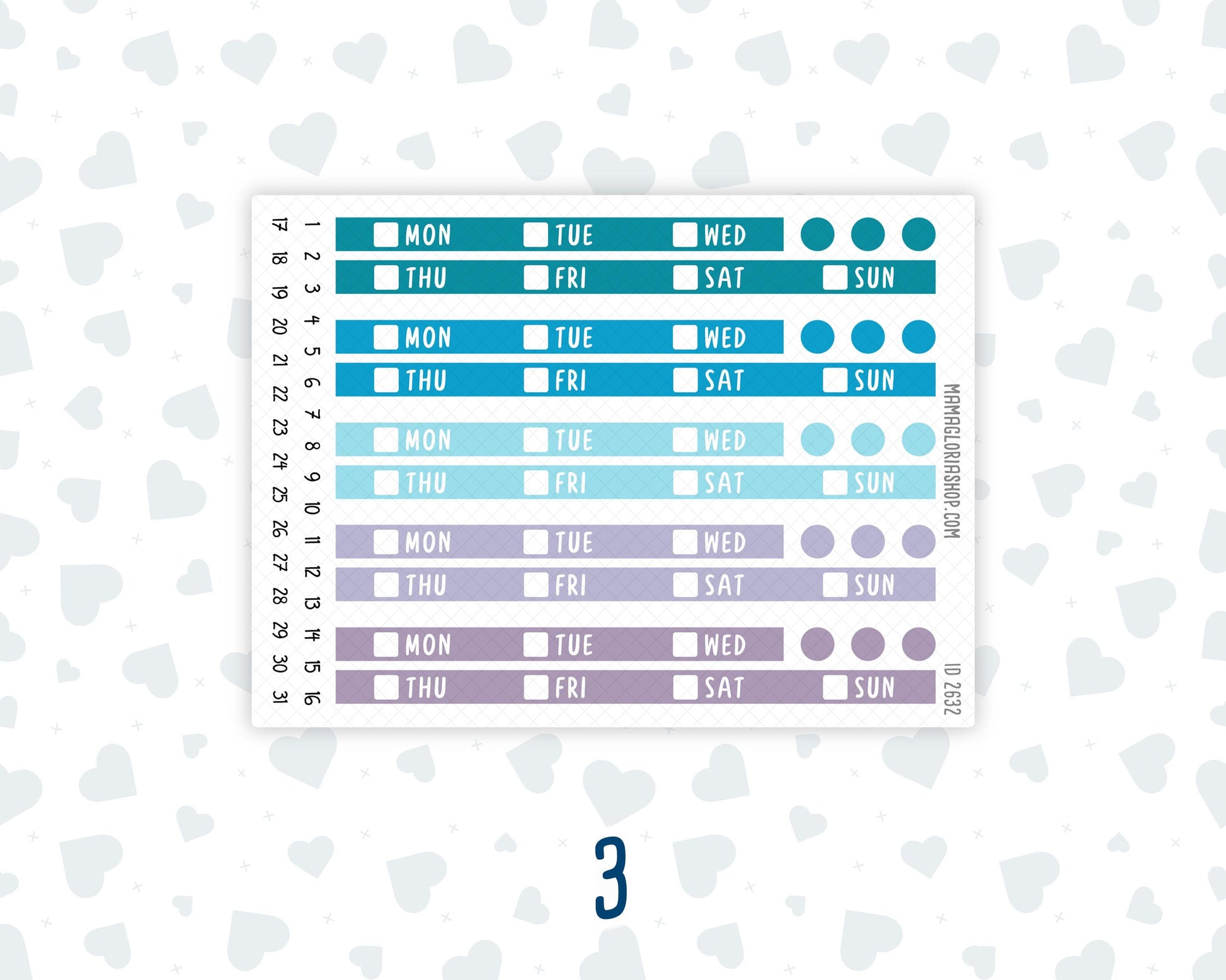 Hobonichi Cousin Weekly Date Covers | A5 Weekly Date Stickers | Hobonichi Cousin Weekly Headers | Functional Planner Stickers