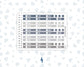 Hobonichi Cousin Weekly Date Covers | A5 Weekly Date Stickers | Hobonichi Cousin Weekly Headers | Functional Planner Stickers
