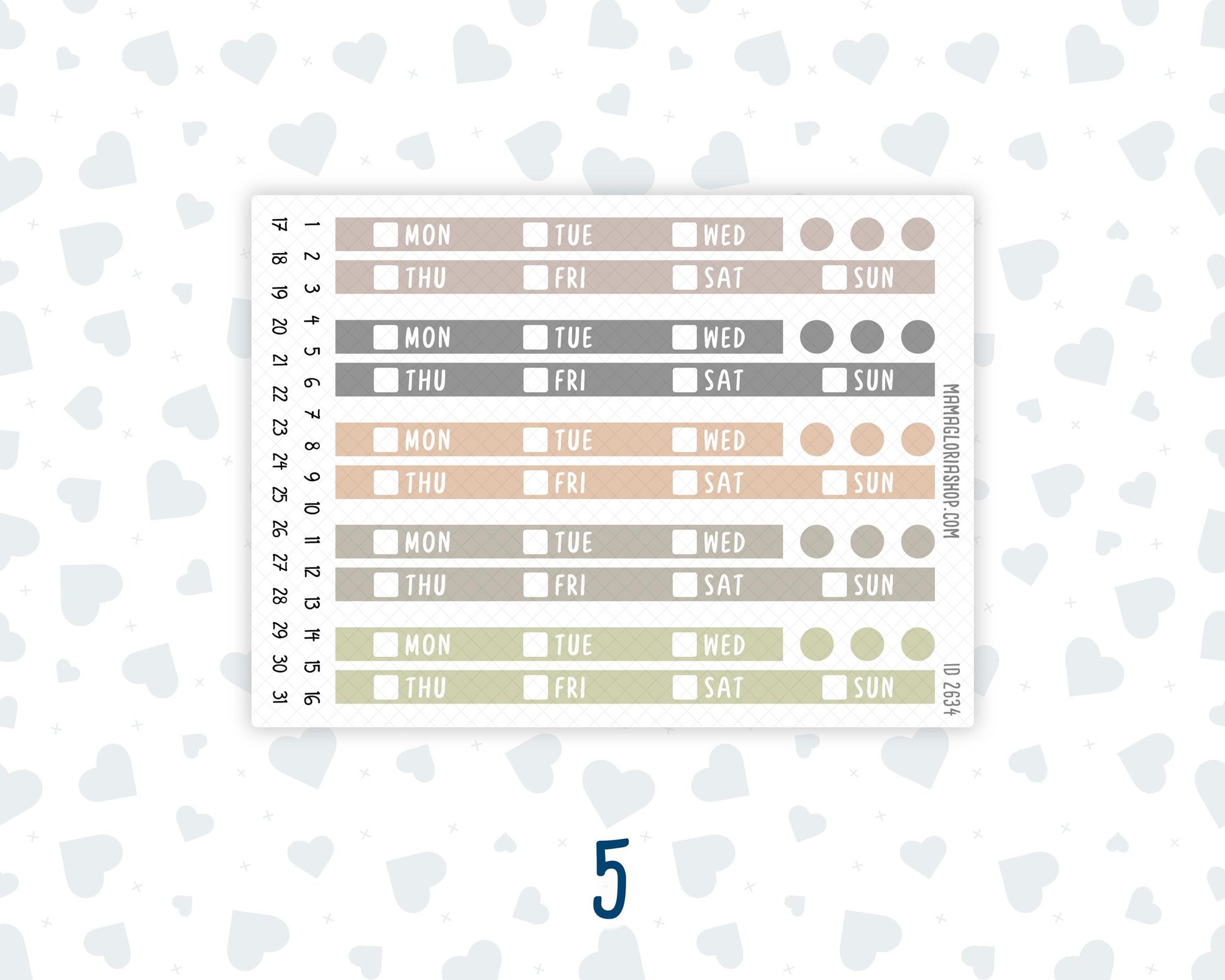 Hobonichi Cousin Weekly Date Covers | A5 Weekly Date Stickers | Hobonichi Cousin Weekly Headers | Functional Planner Stickers