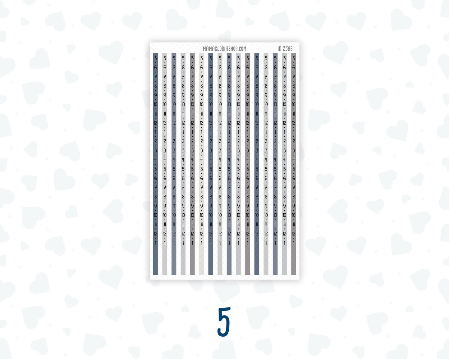 Hobonichi Cousin Time Strips | A5 Weekly Timeline Stickers | Hourly Schedule Labels | Time Blocking Planner Stickers