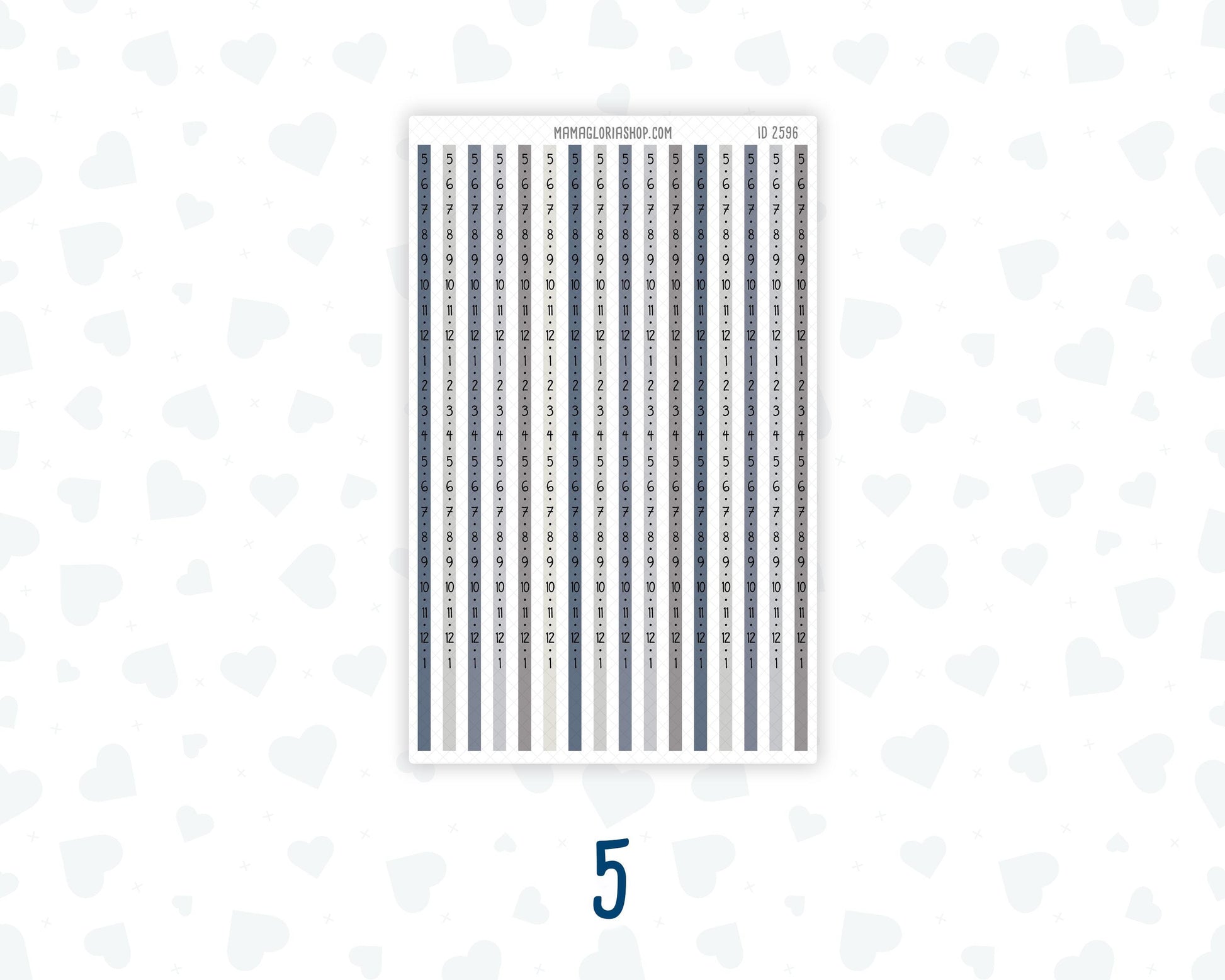 Hobonichi Cousin Time Strips | A5 Weekly Timeline Stickers | Hourly Schedule Labels | Time Blocking Planner Stickers