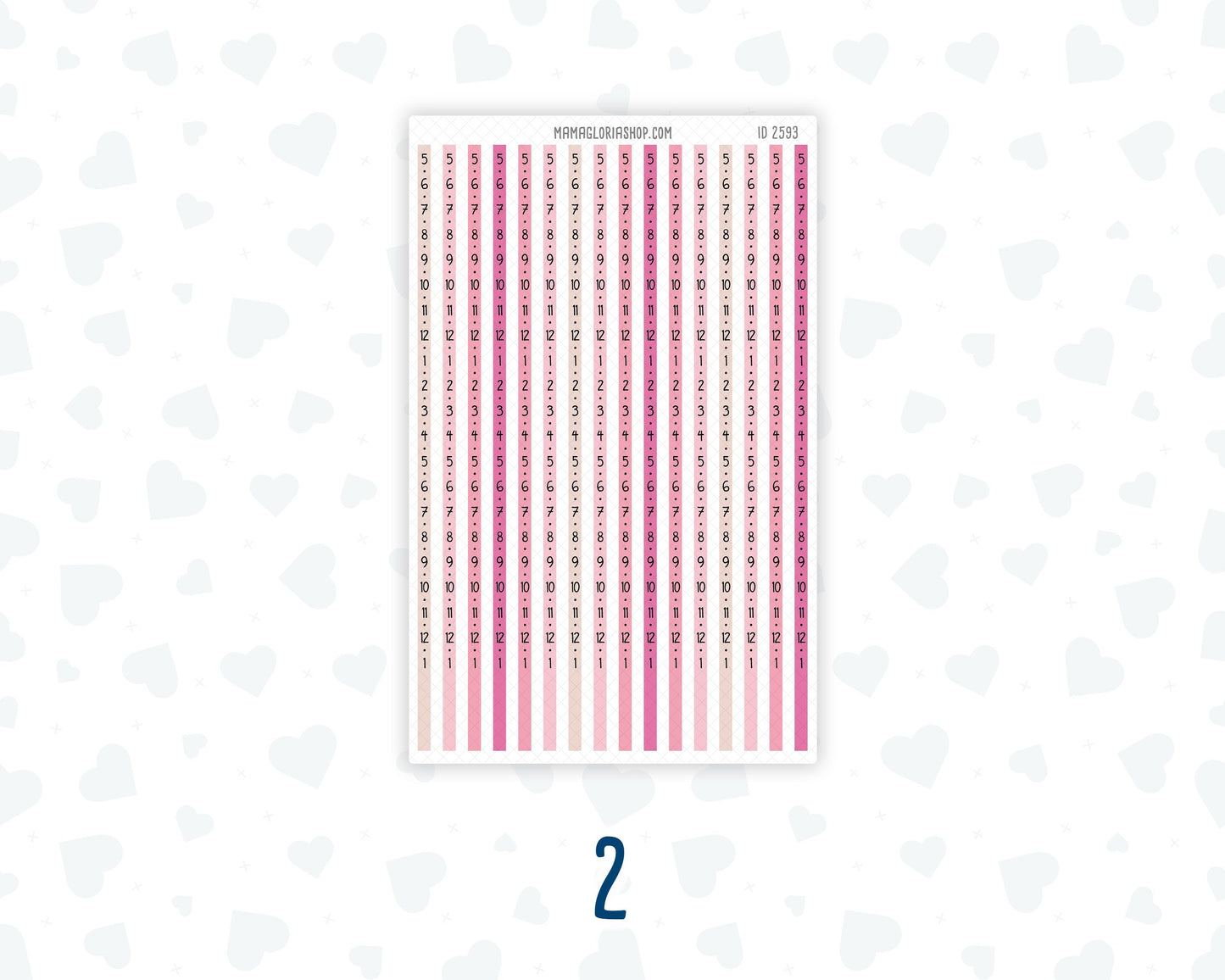 Hobonichi Cousin Time Strips | A5 Weekly Timeline Stickers | Hourly Schedule Labels | Time Blocking Planner Stickers