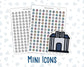Library - Books - Book Club - Reading - Study - Planner Icon Sticker