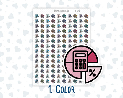 Finance - Calculator - Budget - Expenses - Planner Icon Sticker