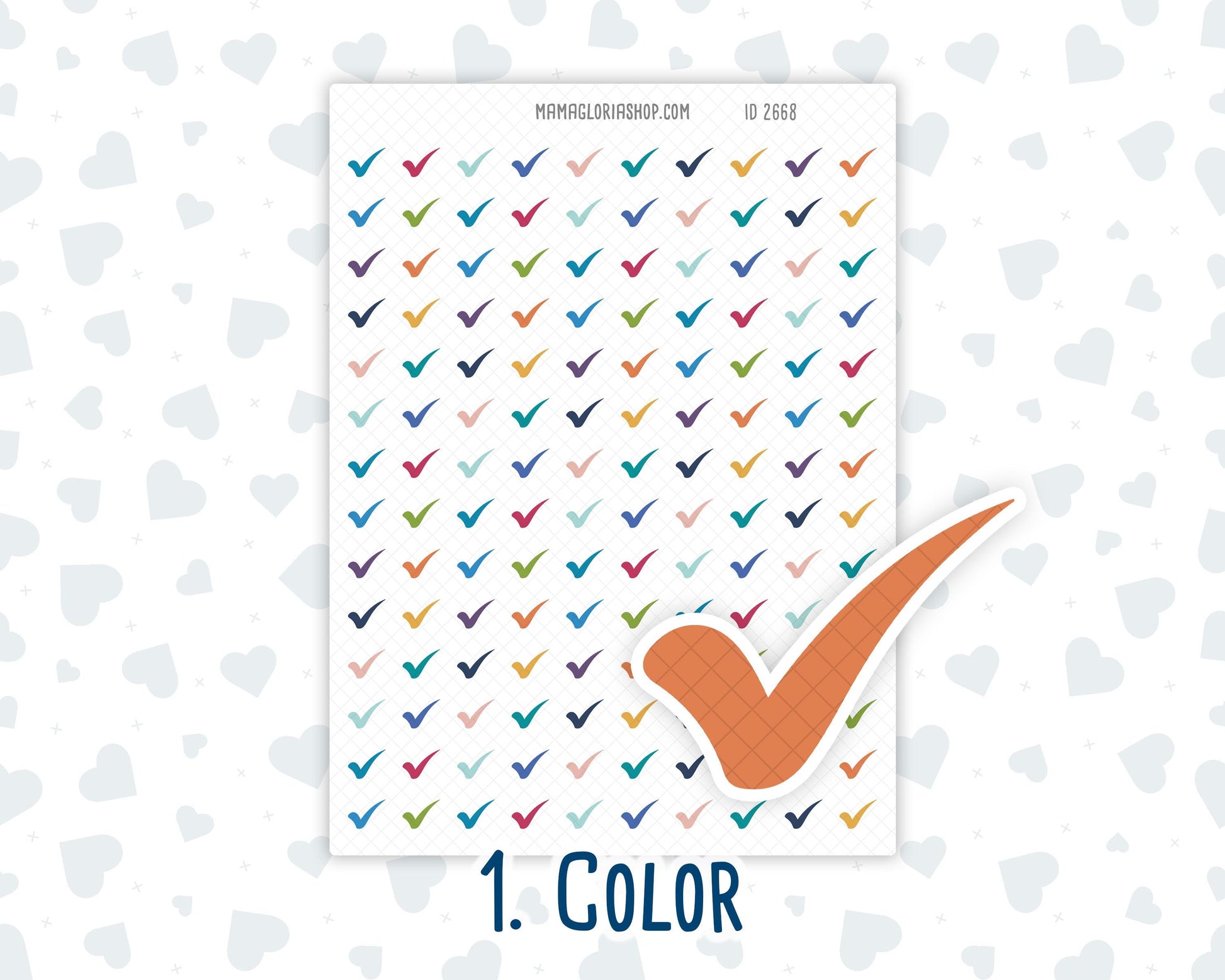 Completed - Check Mark - Done - Task Complete - Planner Icon Sticker