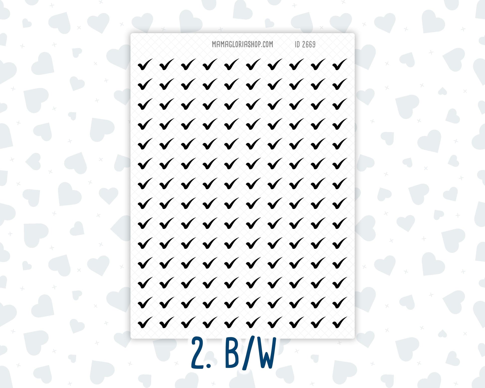 Completed - Check Mark - Done - Task Complete - Planner Icon Sticker