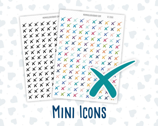 Canceled - X Mark - No Spend - No Buy - Planner Icon Sticker