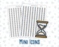 Waiting - Hourglass - Timer - Countdown - Planner Icon Sticker
