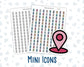 Location - Map Pin - GPS - Appointment - Planner Icon Sticker