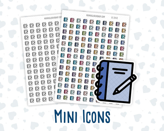 Notes - Notebook - Memo - Journal - Planner Icon Sticker