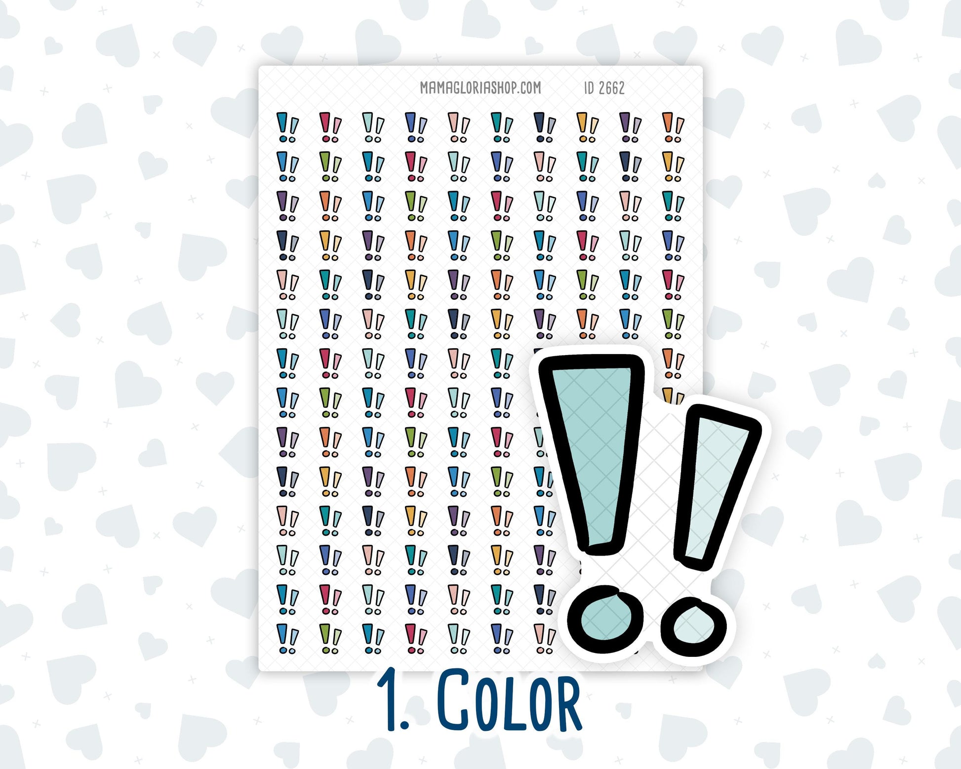 Priority - Exclamation Mark - Important - Reminder - Planner Icon Sticker