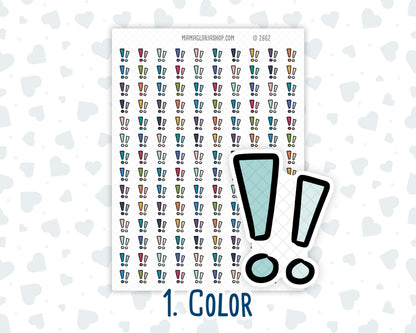 Priority - Exclamation Mark - Important - Reminder - Planner Icon Sticker