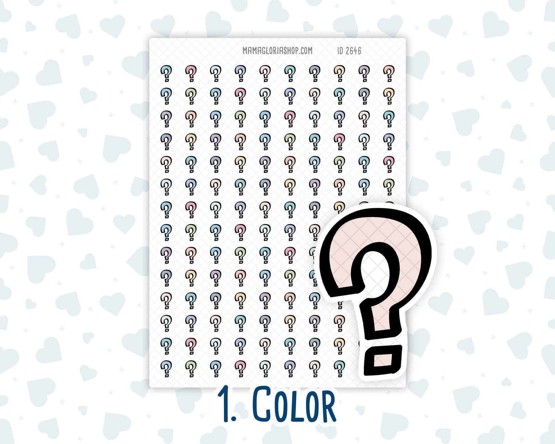 Question - Question Mark - Decision - Unsure - Planner Icon Sticker