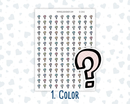 Question - Question Mark - Decision - Unsure - Planner Icon Sticker