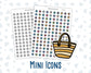 Beach Bag - Beach Day - Vacation - Summer - Planner Icon Sticker