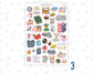 Bookish Life Sticker Pack | Reading Journal Stickers | Book Lover Planner Stickers | Cozy Reading Stickers
