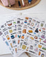 Cleaning Routine Planner Stickers, Chore & Housework Stickers, Laundry, Kitchen, Bathroom, Deep Cleaning, 6 Sheet Bundle
