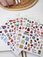 Christmas Planner Stickers, Doodle Icons, Phrases, 6-Sheet Bundle for Journals, Planners & Scrapbooking