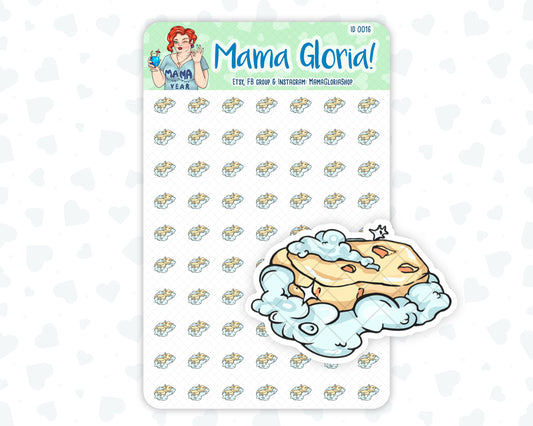 Sponge stickers for planners, ID 0016