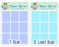 Full box stickers for planners, ID 0474/0475/0476/0477/0478/0479/0480/0481/0482/0483/0484