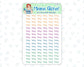 Today script stickers for planners, ID 0702/0703