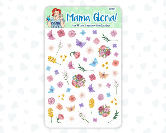 May - Mother's Day Decorative Stickers For Planners - Erin Condren - Happy Planner ID 1190