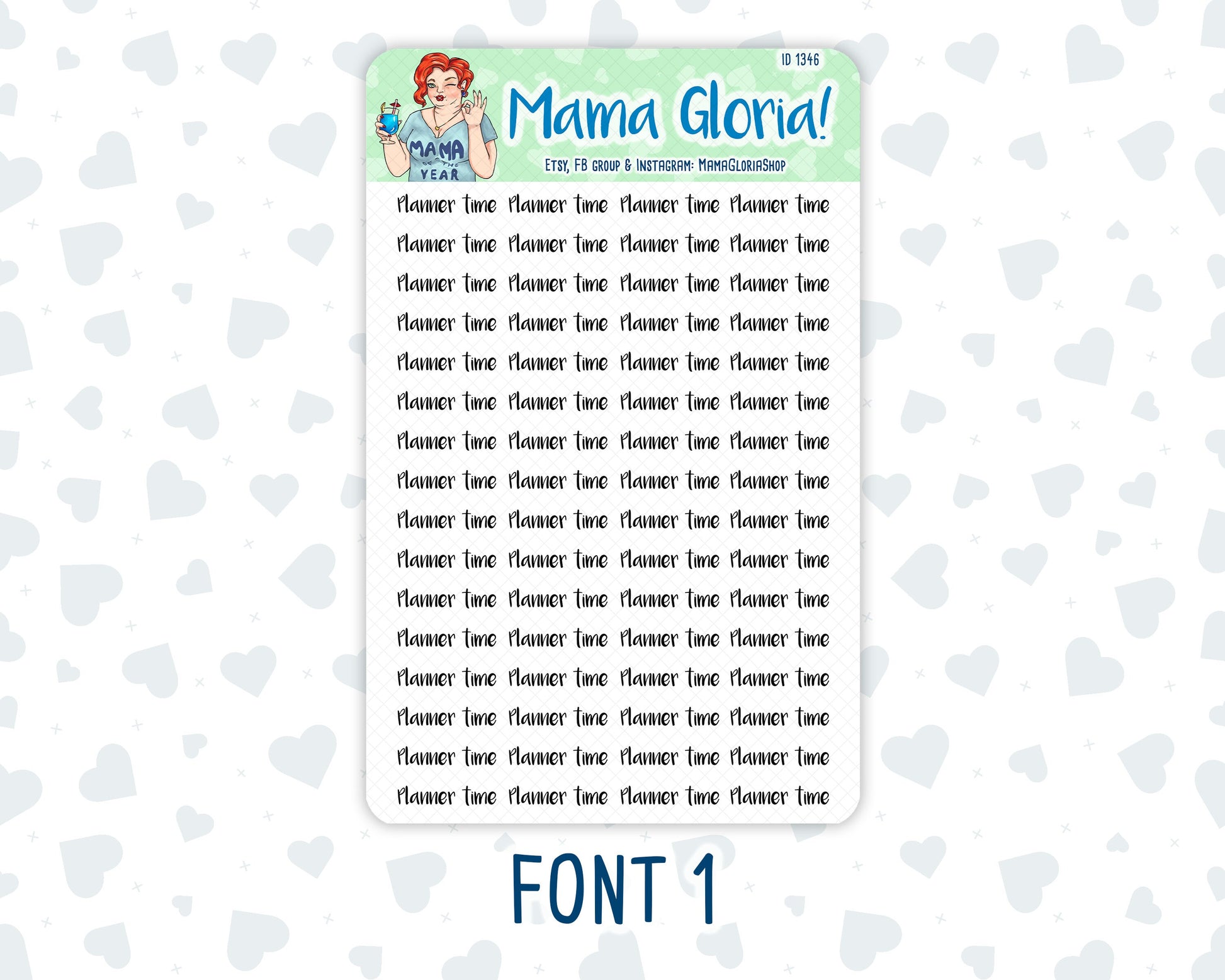 Planner Time - Script Stickers For Planners - Erin Condren - Happy Planner-  ID 1346, 1347, 1348