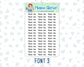 Planner Time - Script Stickers For Planners - Erin Condren - Happy Planner-  ID 1346, 1347, 1348