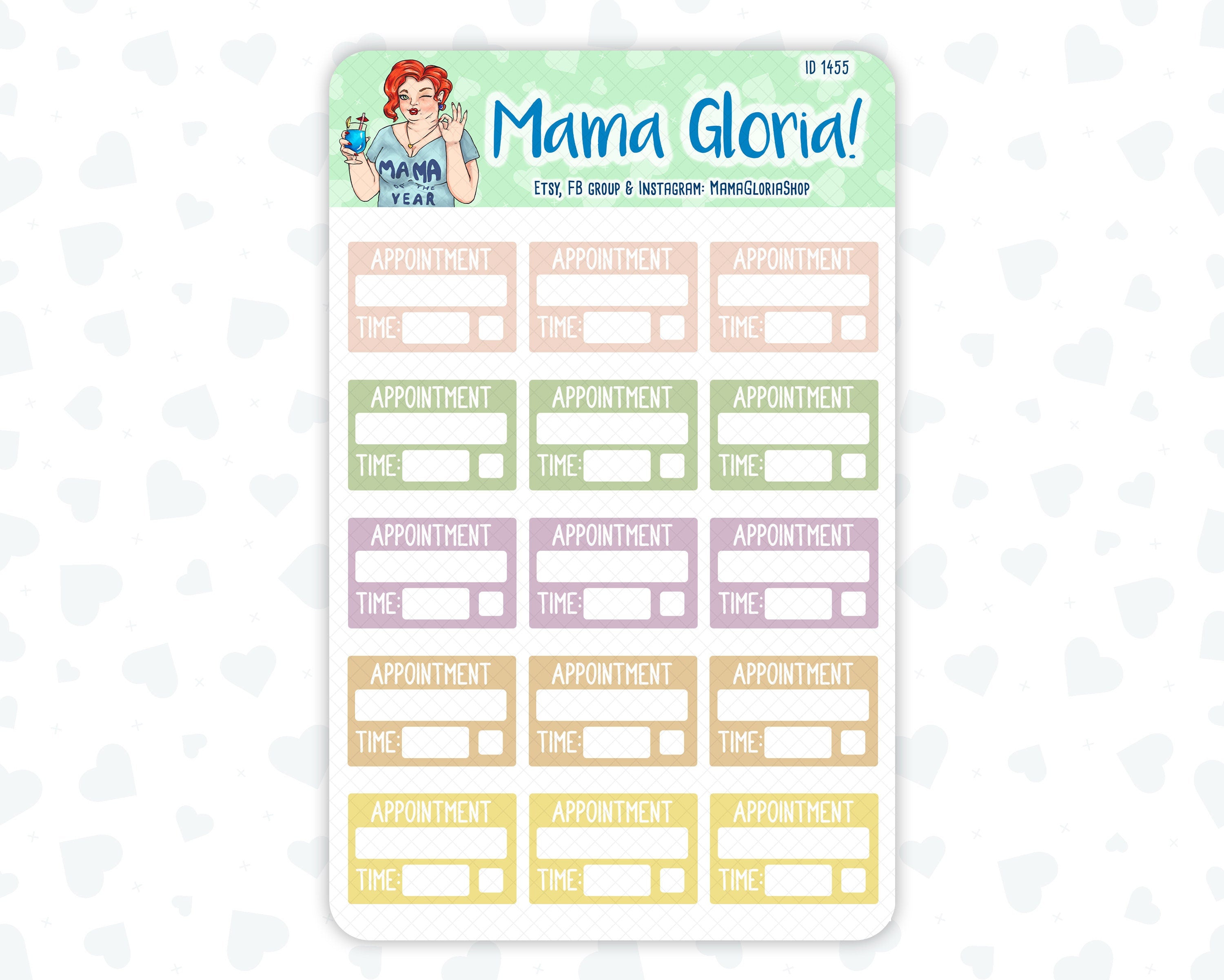 Appointment Boxes/ Pannels – mamagloriashop