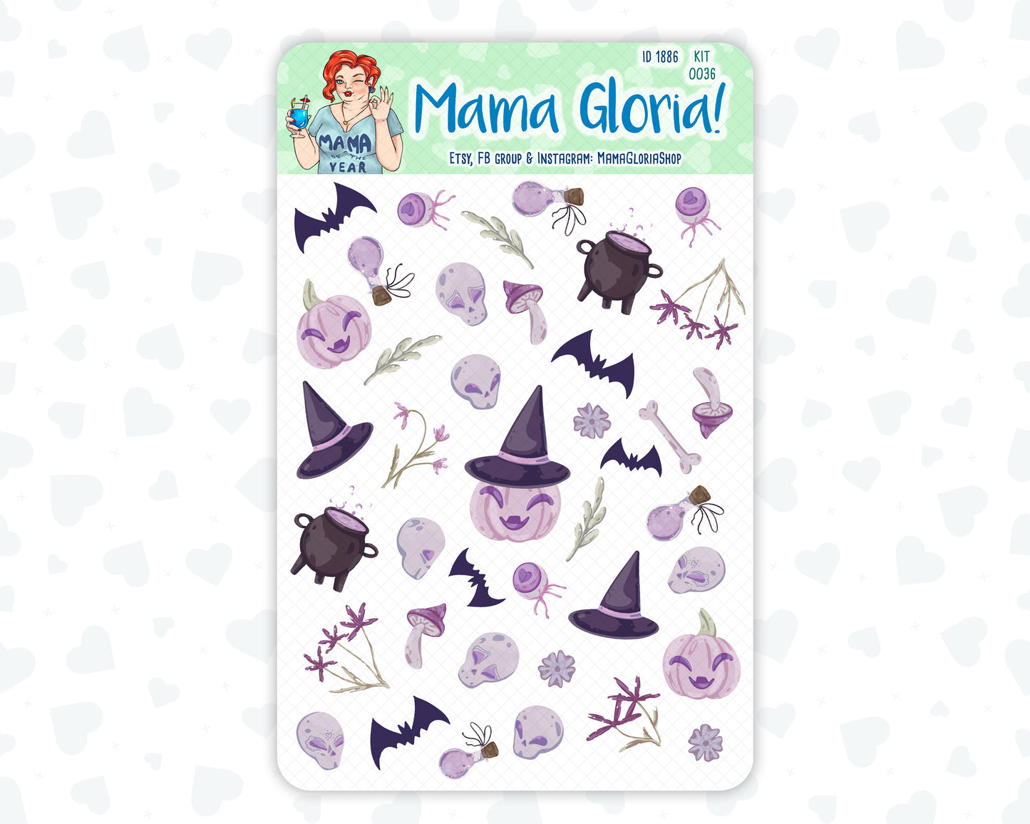 Witch Please! - Halloween - Decorative Stickers For Planners - Erin Condren - Happy Planner ID 1886