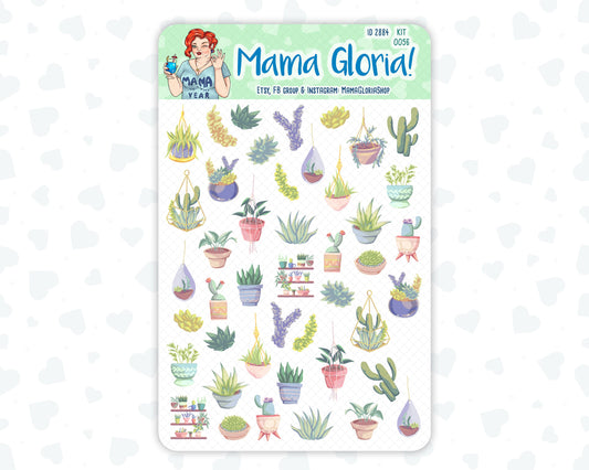 SucCUTElent - March - Spring - Decorative Stickers For Planners - Erin Condren - Happy Planner ID 2883