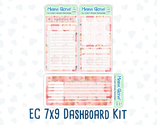 Kit 0080 -7x9 - Apple Picking- September - Autumn Fall - Notes Pages - Dashboard Kit - Productivity Page