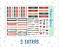 Kit 0083- 7x9 - Mystery Night - October - Autumn Fall - Weekly Kit For EC Horizontal Planners