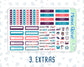 Kit 0087 - 7x9 - Splash - November - Autumn Fall - Weekly Kit For EC Horizontal Planners