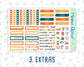 Kit 0089 - 7x9 - Thanksgiving Time - November - Autumn Fall - Weekly Kit For EC Horizontal Planners