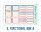 Kit 0088 -7x9 - Monthly - Late Flowers - November - Autumn Fall- For EC Planners