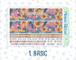 Kit 0088 -7x9 - Monthly - Late Flowers - November - Autumn Fall- For EC Planners