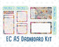 Kit 0088 -A5 - Late Flowers - November - Autumn Fall - Notes Pages - Dashboard Kit - Productivity Page