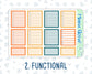 Kit 0089 - 7x9 - Thanksgiving Time - November - Autumn Fall - Weekly Kit For EC Horizontal Planners