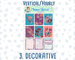 Kit 0087 -7x9 - Splash  - November - Autumn Fall Weekly Kit For Vertical And Hourly EC Planners