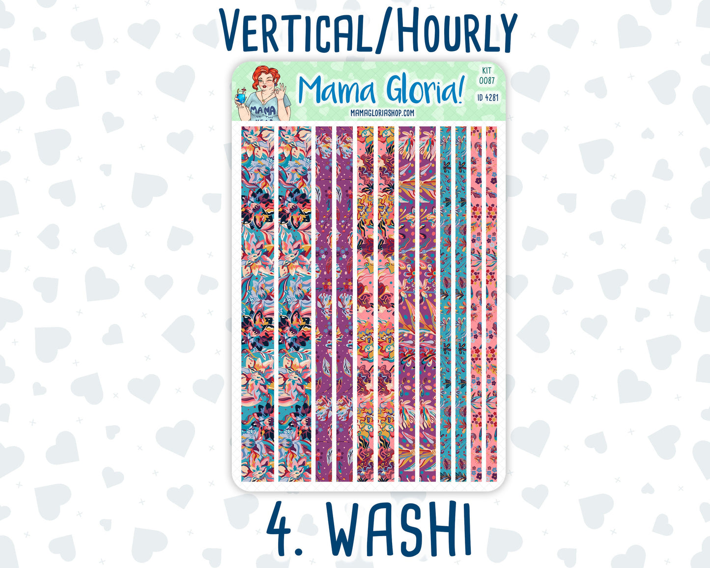 Kit 0087 -7x9 - Splash  - November - Autumn Fall Weekly Kit For Vertical And Hourly EC Planners