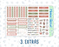 Kit 0095 - 7x9 -Dreams Come True -December - Winter- Weekly Kit For EC Horizontal Planners